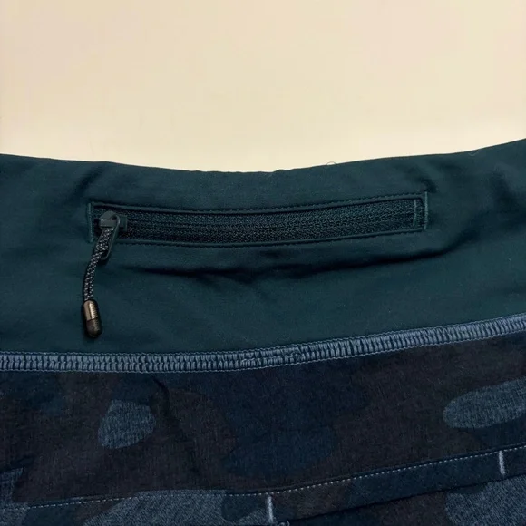 Lululemon Speed Short Heathered Texture Lotus Camo Oil Slick Alberta Lake Sz 6 - Picture 10 of 11